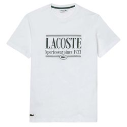 Áo Phông Nam Lacoste 1933 Knit Tshirt TH0322 51 001 Màu Trắng Size 4