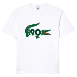 Áo Phông Unisex Lacoste Exclusively For Members - The 90th Anniversary Collector TShirt TH2362 51 001 Màu Trắng Size S