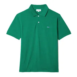 Áo Polo Nam Lacoste Men's Classic Fit Speckled Print Cotton Pique Polo Shirt PH2363-7BS Màu Xanh Green Size 2