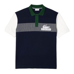 Áo Polo Nam Lacoste Men's Loose Fit Organic Cotton Polo Shirt PH7822 E3L Màu Xanh Navy Size 3