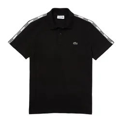 Áo Polo Nam Lacoste Men's Regular Fit Branded Bands Stretch Cotton Polo Shirt PH7222 031 Màu Đen Size 3