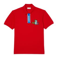 Áo Polo Nam Lacoste Men's Regular Fit Cotton Polo Shirt PH1465 240 Màu Đỏ Size 3