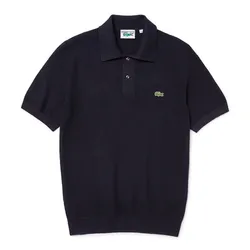 Áo Polo Nam Lacoste New Classic Cotton Polo Shirt PH3130 HDE Màu Xanh Đen Size 5