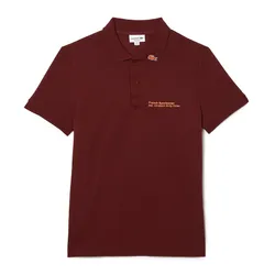 Áo Polo Nam Lacoste Regular Fit Polo Shirt PH0088 ZS1 Màu Đỏ Mận Size 4