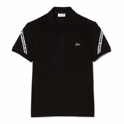 Áo Polo Nam Lacoste Regular Fit Stretch Mini Piqué Polo Shirt PH9528 031 Màu Đen Size 4