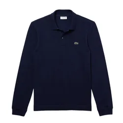 Áo Polo Dài Tay Nam Lacoste Slim Fit Petit Piqué Polo Shirt PH4013 - 166 Màu Xanh Navy Size 5