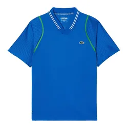 Áo Polo Nam Lacoste Tennis Spring Medvedev On Court Polo Shirt Blue DH1961 KXB Màu Xanh Dương Size 2