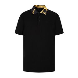 Áo Polo Nam Versace Polo Shirt A895058 Màu Đen Size M