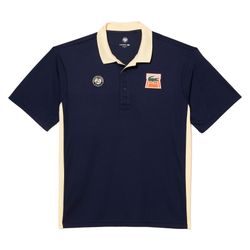 Áo Polo Unisex Lacoste Sport Roland Garros Edition Ultra-Dry Polo Shirt DH6583-VIX Màu Xanh Navy Size XXS
