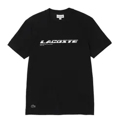 Áo Thun Nam Lacoste Regular Fit Branded Piqué T-Shirt TH9685 031 Màu Đen Size 3