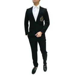 Bộ Vest Nam Dolce & Gabbana D&G With DG Patch Suit Màu Đen Size 44