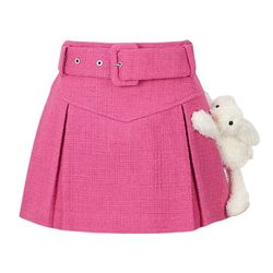 Chân Váy Nữ 13 De Marzo Pink Belt Tweed FR0640-0430 Màu Hồng