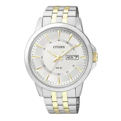 Đồng Hồ Nam Citizen Men's Quartz Watch BF2018-52A Màu Bạc/Vàng Gold 