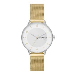 dong-ho-nu-skagen-riis-three-hand-gold-tone-stainless-steel-mesh-watch-skw3092-mau-vang