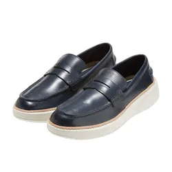 Giày Lười Nam Cole Haan Grandpro Topspin Penny Loafer Màu Xanh Navy Size 42