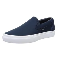 Giày Slip On Nam Lacoste  Jump Serve Canvas 43CMA0045 Màu Xanh Navy Size 9.5