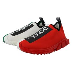 Giày Sneaker Nam Dolce & Gabbana D&G Multicolor Italian Flag Colors Sorrento Shoes Màu Xanh Đỏ