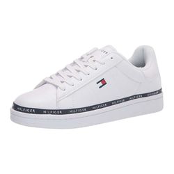 Giày Sneaker Nam Tommy Hilfiger Men's Lewin White Màu Đen