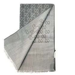 Khăn Quàng Cổ Unisex Gucci Muffler Stole 165904 3G646 1400 Màu Xám Size 45 x 180cm