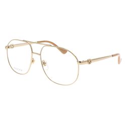 Kính Mắt Cận Gucci Eyeglasses GG1091O 002 Màu Vàng