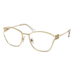 Kính Mắt Cận Nữ Miu Miu Eyeglasses MU 53UV 5AK1O1 Màu Vàng Gold