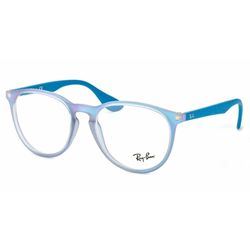 Kính Mắt Cận Rayban Azure Iridescent Eyeglasses RX 7046 5484 Màu Xanh