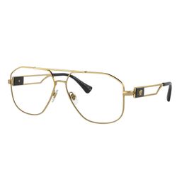 Kính Mắt Cận Nam Versace Men Eyeglass VE1287 1002 59 Màu Vàng Gold