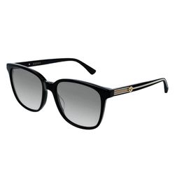 Kính Mát Nam Gucci Grey Gradient Square Sunglasses GG0376S Màu Xám Đen Size 54