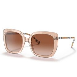 Kính Mát Nữ Burberry Caroll Sunglasses Peach/Gradient Brown BE4323 Màu Nâu