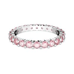 Nhẫn Nữ Swarovski Matrix Ring Round Cut, Pink, Rhodium Plated 5658852 Màu Hồng Size 50
