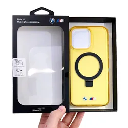 Ốp Điện Thoại BMW Case iPhone 15 Màu Vàng