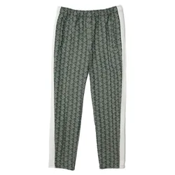 Quần Nỉ Unisex Lacoste LIVE Monogram Jacquard Sweatpants XH2751-7M4 Màu Xanh Green Size M