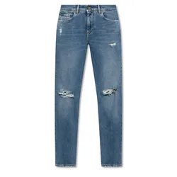 Quần Jean Nam Dolce & Gabbana D&G Blue Skinny G8FS2 Màu Xanh Size 46