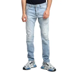 Quần Jean Nam Dsquared2 Coolguy S71LB1038 Màu Xanh Nhạt Size 44