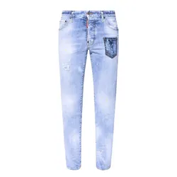 Quần Jean Nam Dsquared2 Skater S74LB0982 Màu Xanh Nhạt Size 44
