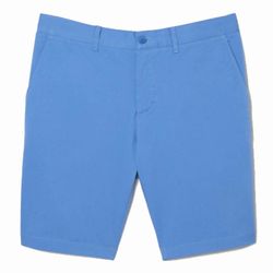 Quần Short Nam Lacoste Men's In Stretch Cotton FH2647-L99 Màu Xanh Blue Size 32