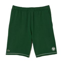Quần Short Nam Lacoste Men's Sport Roland Garros Edition Flannel Shorts GH6924 - 132 Màu Xanh Green Size 3