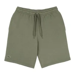 Quần Short Nam Lacoste Men's SPORT Tennis Fleece Shorts GH2136-316 Màu Xanh Green Size 4