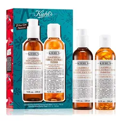 Set Chăm Sóc Da Kiehl's Since 1851 Cleanse & Soothe Calendula Skincare Holiday Gift 2 Món