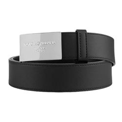 Thắt Lưng Nam Dolce & Gabbana D&G BC3624 B5382 80999 Men's Leather Belt Black Màu Đen Size 90