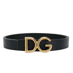 Thắt Lưng Nam Dolce & Gabbana D&G Buckle Belt Bản 3,5cm BC4272 Màu Đen Size 90