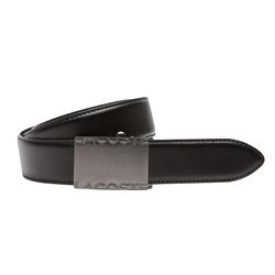 Thắt Lưng Nam Lacoste Men's Branded Metal Plate Belt RC4059 Màu Đen Size 110