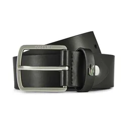 Thắt Lưng Nam Lacoste Men's Metal Plate Leather Belt RC4067.BLK Màu Đen Size 100