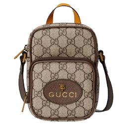 Túi Đeo Chéo Gucci Neo Vintage Mini Bag Monogram ‎658556-K9GOT-8861 Màu Nâu Be