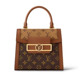 Túi Đeo Chéo Nữ Louis Vuitton LV Dauphine Capitale M46751 Màu Nâu