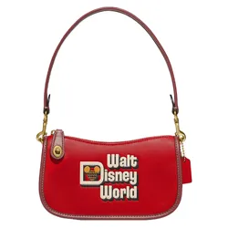 Túi Đeo Vai Nữ Coach X Disney Swinger 20 With Walt Disney World Motif C8621 Màu Đỏ