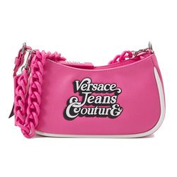 Túi Đeo Vai Nữ Versace Jeans Couture Range Bowling Logo Patch Bag Màu Hồng