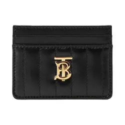 Ví Đựng Thẻ Burberry Quilted Leather Lola Card Case 80623741 Màu Đen