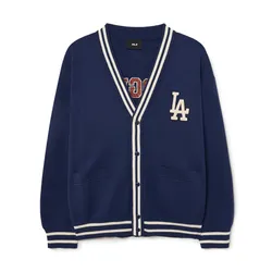 Áo Cardigan MLB Varsity LA Dodgers 3AKCV0134-07NYS Màu Xanh Navy