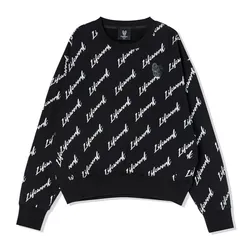 Áo Dài Tay LifeWork Sweatshirt Monogram LW233MT705 Màu Đen